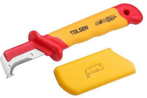 TOLSEN V51416 VDE 1000V Insulated Stainless Steel Knife - Image 1