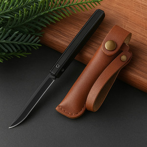मचादो with Sheath - Slim Folding Pocket Tactical Knives for Camping, Survival, Picnic स्टेनलेस स्टील चाकू