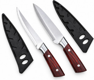 Gatlx 2 Pc Carbon Steel Knife Set | Ultra Sharp Japanese Knives for Meat, Vegetables & Fruits