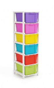 MAXTID Can Kitchen Rack Plastic multi cabinet Drawer Cabinet for Bedroom