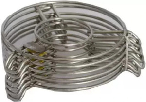 Kitdor Utensil Kitchen Rack Steel Hot Pot Stand for Kitchen | Steel Kitchen Rack for Utensils (Set of 6)