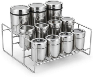 ECOLEX 11-Piece Stainless Steel Spice Organizer - Image 6