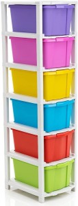 Pinkwhale 6 Compartments Plastic Modular Drawer