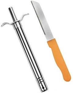 ग्रीनशेफ Stainless Steel Kitchen Gas lighter with Knife - Yukthi गैस लाइटर