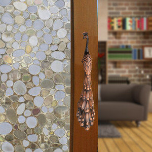 Bzcarts Copper Antique Peacock Shape Left Side 1 Piece Main Door Handle Set | Aluminium Door Handle