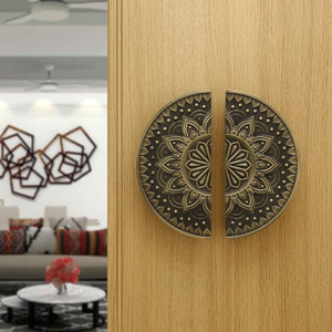 Bzcarts 8 Inch Antique Main Door Handle for All Doors of House|Office|Hotels|Pooja Room Aluminium Door Handle