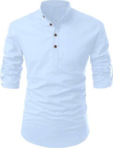 फोलगेन पुरुषों के लिए सॉलिड स्ट्रेट कुर्ता