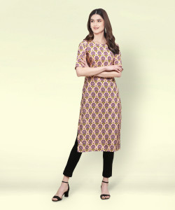 1 Stop Fashion Women Printed Straight Kurta
