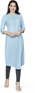 Nioni Women Solid Straight Kurta