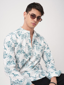 VASTRADO Men Printed Straight Kurta