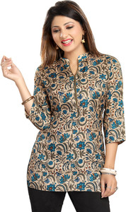 Keshubaba Women Printed Straight Kurta