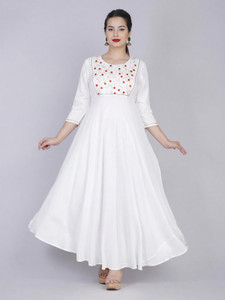 Emica Women Embroidered Anarkali Kurta