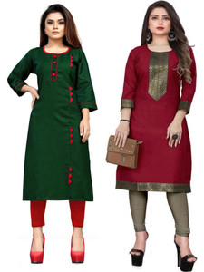 Maa Meladi Creation Women Printed Straight Kurta