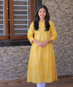 SATVEER FASHION Women Printed A-line Kurta