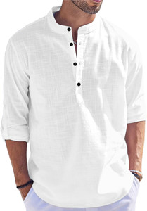 LIRMO Men Solid Straight Kurta