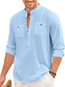 zbio Men Solid Straight Kurta