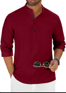 ZARTHA Men Solid Straight Kurta