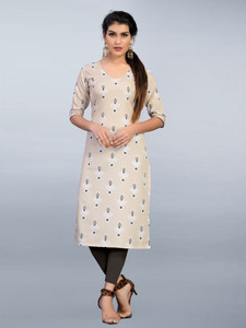 maruti fab Women Printed Straight Kurta