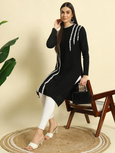 HERMISTON Women Embroidered Straight Kurta