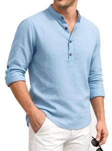 DENEEJA Men Self Design Straight Kurta