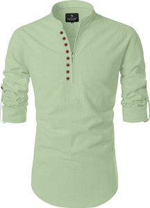 Nofilter Men Solid Straight Kurta