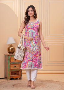 Deepyog Women Printed Straight Kurta
