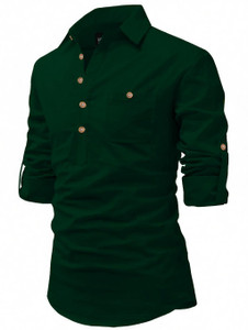 Univibe Men Solid Pathani Kurta