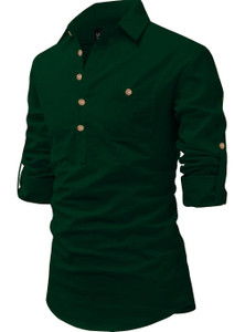 Univibe Men Solid Pathani Kurta