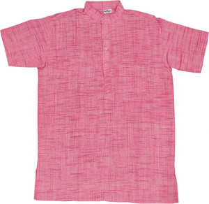 fincart Men Solid Straight Kurta