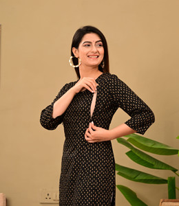 Radhe Fashion Women Printed Straight Kurta