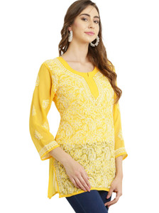 Neelam Chikan Women Embroidered A-line Kurta