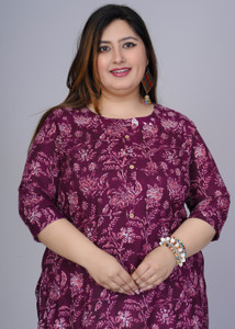 Gs Fashions Women Printed Straight Kurta
