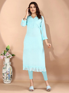 KAYRAAH Women Solid A-line Kurta