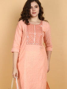 V-MART Women Solid A-line Kurta