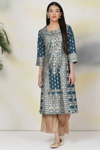 BIBA Women Printed Straight Kurta