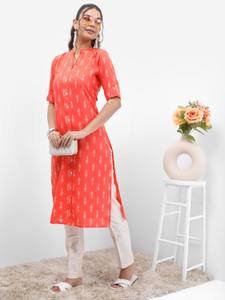 KETCH Women Printed Straight Kurta