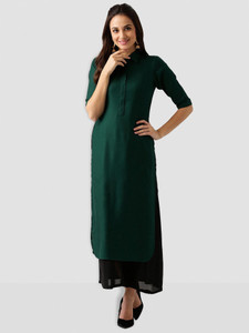GERUA BY LIBAS Women Abstract Pathani Kurta