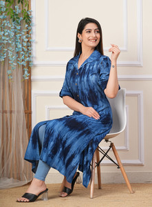 Lycio Women Printed A-line Kurta