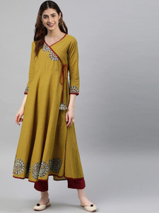 KALINI Women Printed Anarkali Kurta