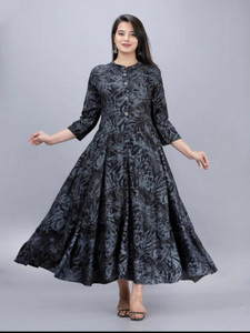 JR IMPEXS Women Printed Anarkali Kurta