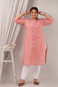 navkash Women Striped Straight Kurta