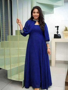 Maheshvar Women Solid A-line Kurta