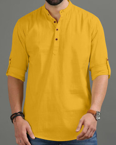 Univibe Men Solid Straight Kurta