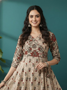 Sa Rasa Women Printed Anarkali Kurta