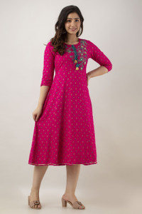DIPANI Women Printed, Embroidered Anarkali Kurta