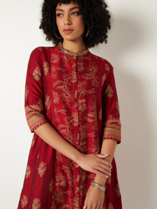 MAX Women Printed Straight Kurta