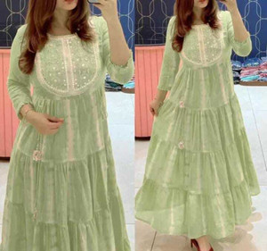 SAJREEN Women Embroidered Anarkali Kurta