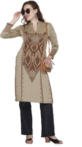 Rosary Women Printed Straight Kurta