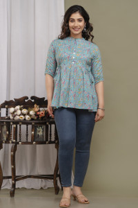 Murli Kurti Casual Printed Women Multicolor Top