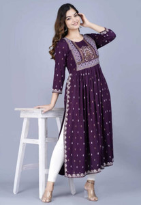 RadhikaKurtis Women Printed A-line Kurta